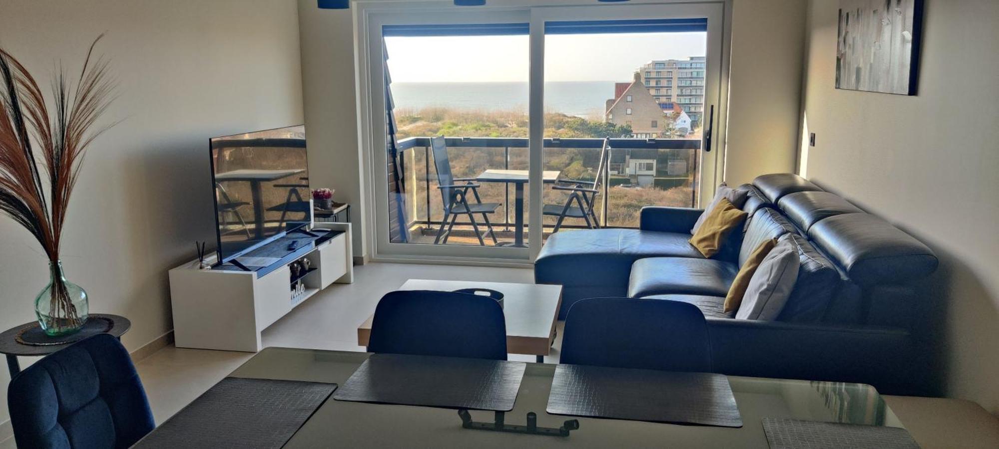 Recent Vernieuwd Appartement Met Zeezicht En Een Gratis Parkeerplaats Коксейде Экстерьер фото