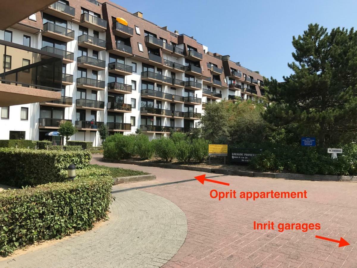 Recent Vernieuwd Appartement Met Zeezicht En Een Gratis Parkeerplaats Коксейде Экстерьер фото